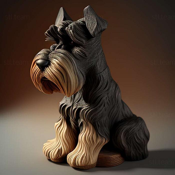 Zwergschnauzer dog